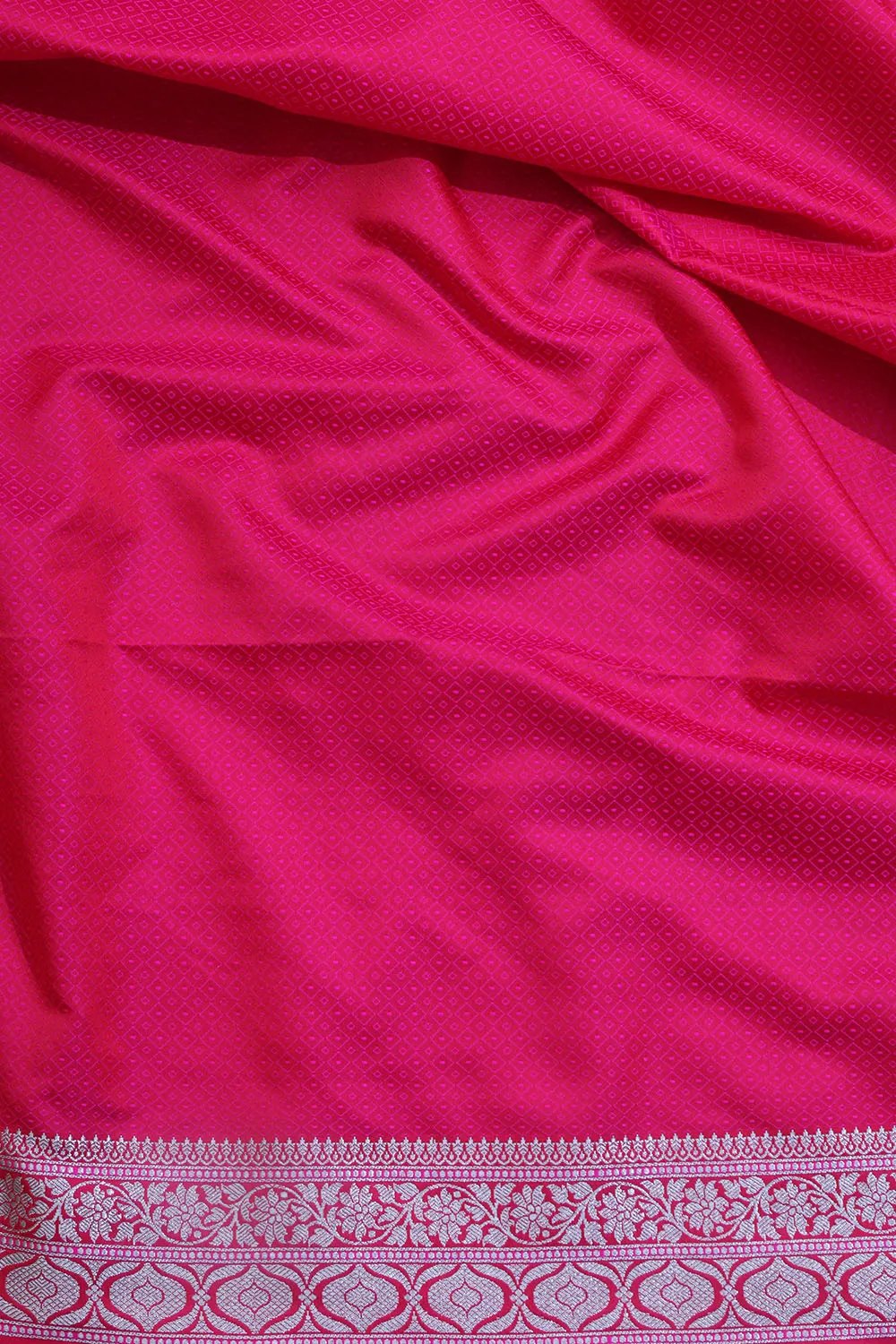 Timeless Beauty: Elegant Orange & Pink Banarasi Silk Saree