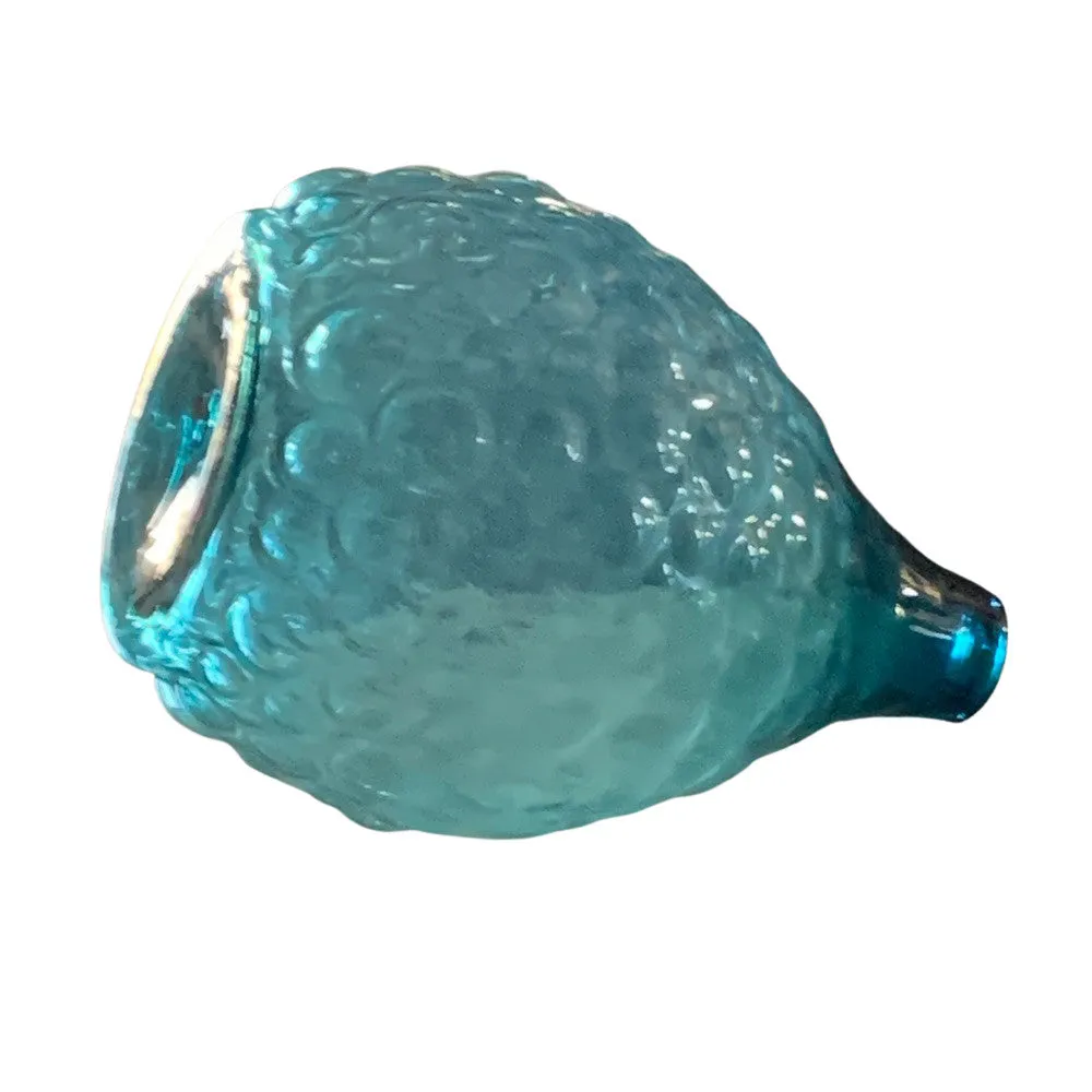 Translucent Blue Glass Vase