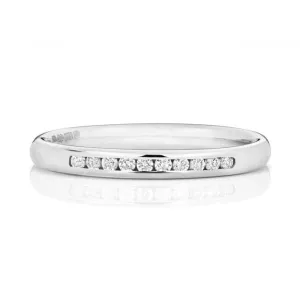 Wedding Band 18ct White Gold Diamond Eternity Ring WQ215W/I